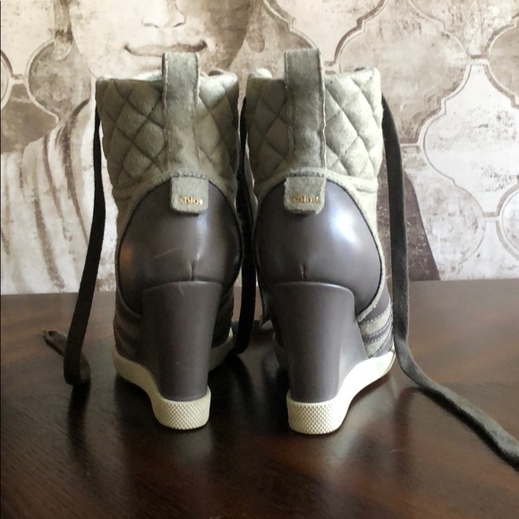 FLASH SALE DROP!⬇️ CHLOE wedge sneaker booties🌟